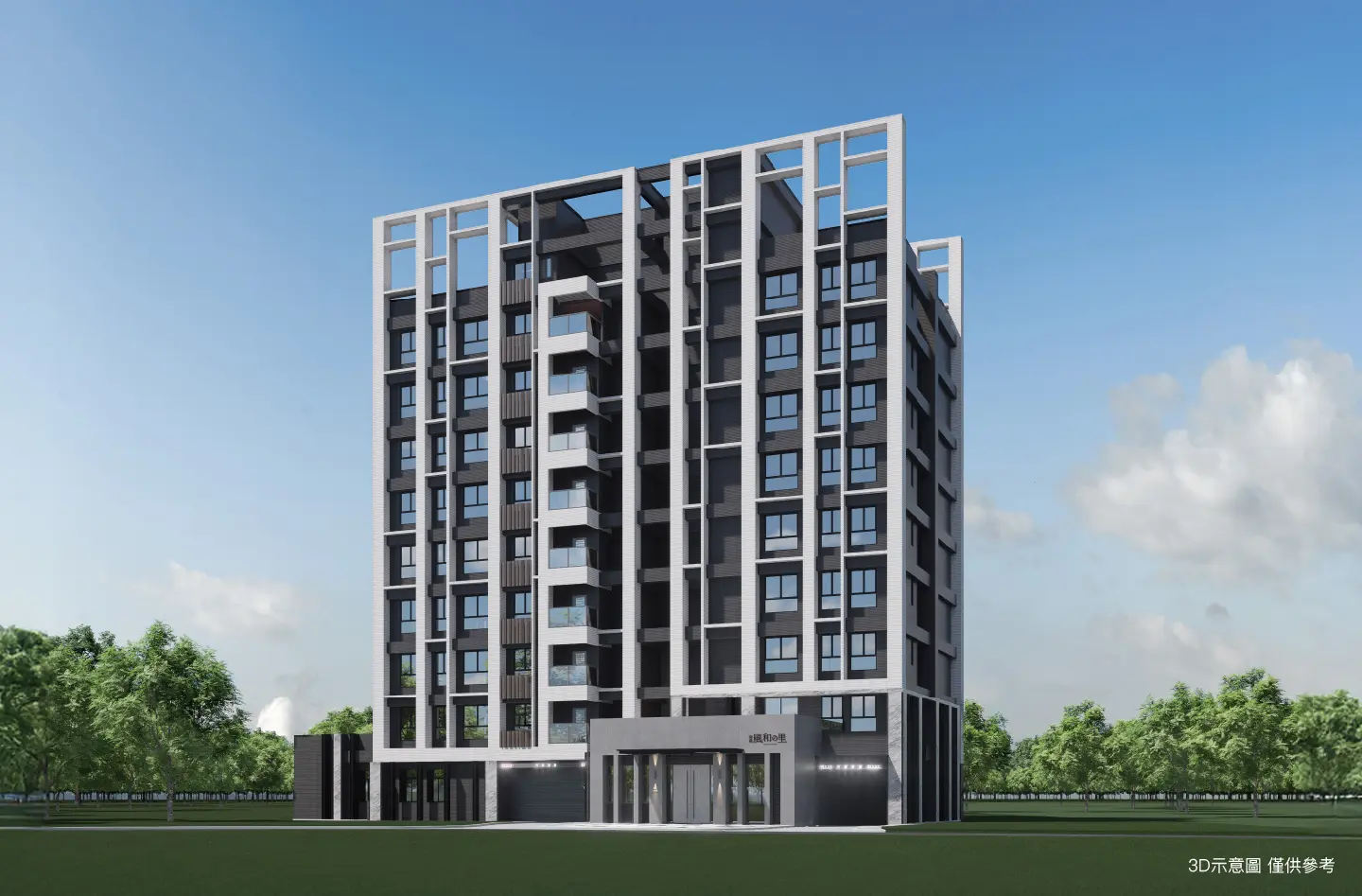 風和之里 建築3d 01